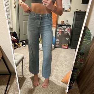 Levi’s high waisted straight jeans